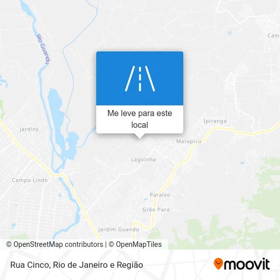 Rua Cinco mapa