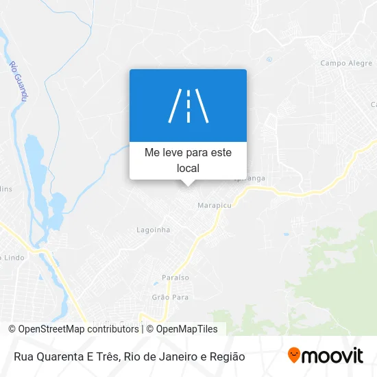 Rua Quarenta E Três mapa