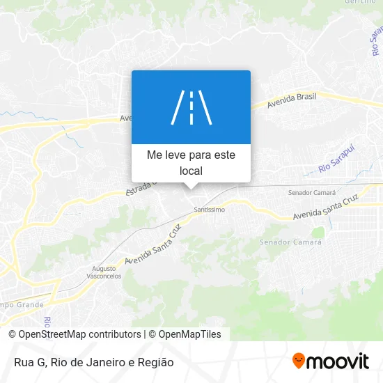 Rua G mapa