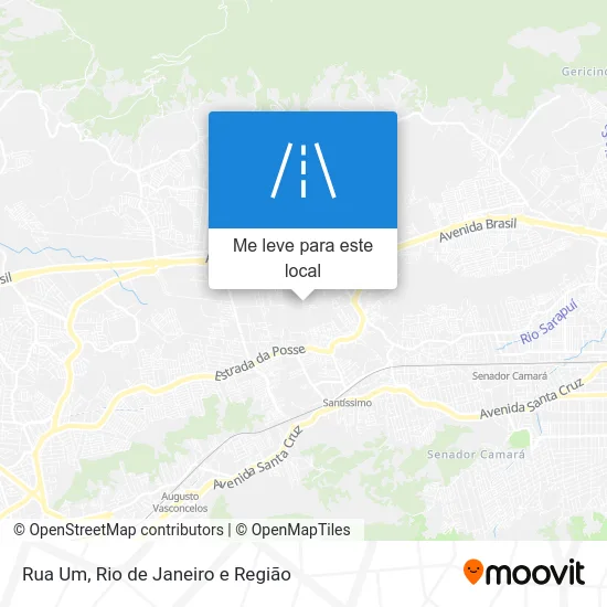 Rua Um mapa