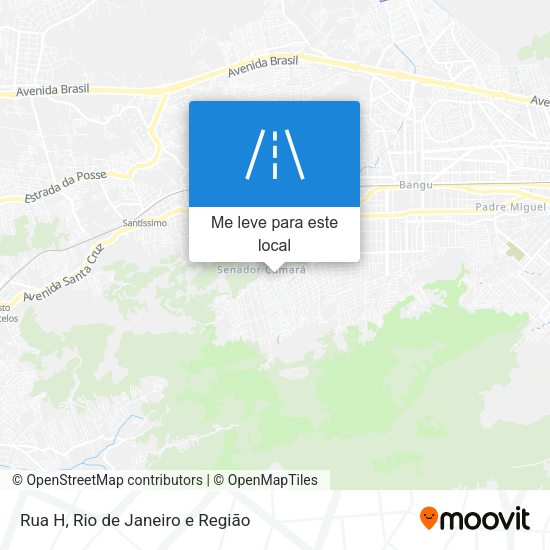 Rua H mapa