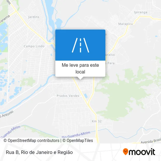 Rua B mapa