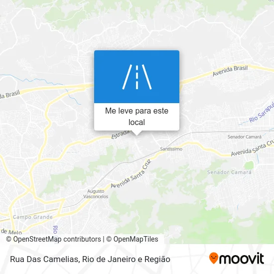 Rua Das Camelias mapa