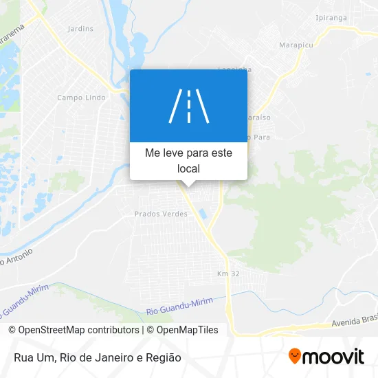 Rua Um mapa