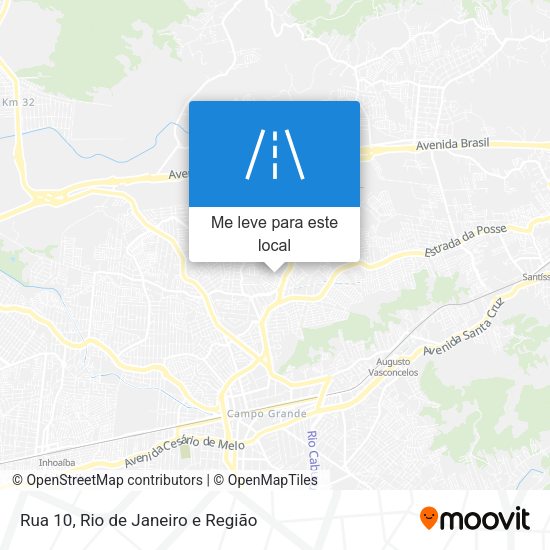 Rua 10 mapa