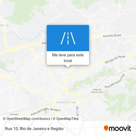 Rua 10 mapa