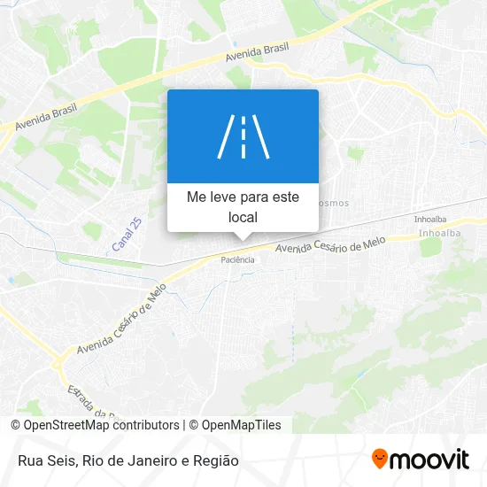 Rua Seis mapa