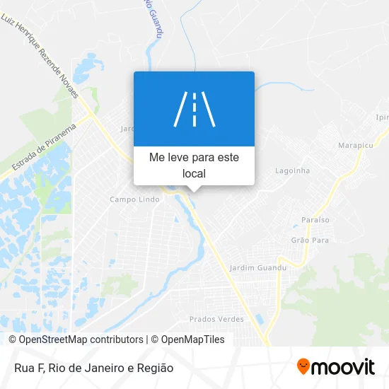 Rua F mapa
