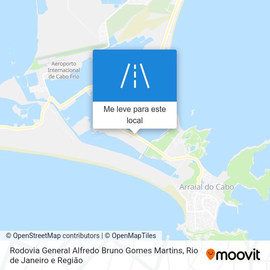 Rodovia General Alfredo Bruno Gomes Martins mapa
