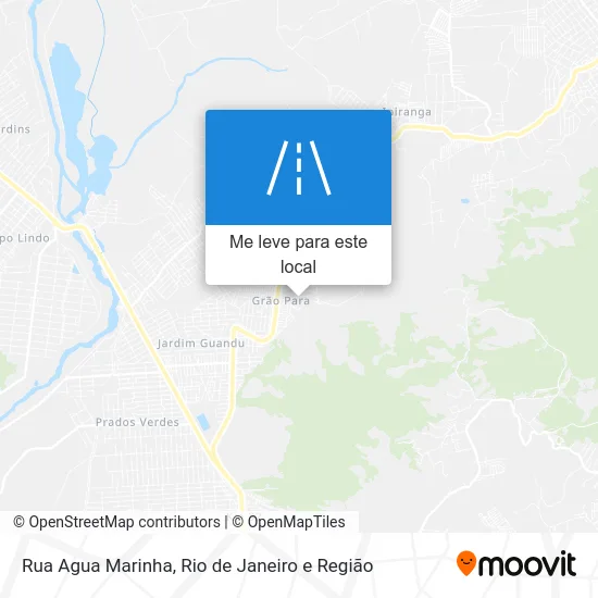 Rua Agua Marinha mapa