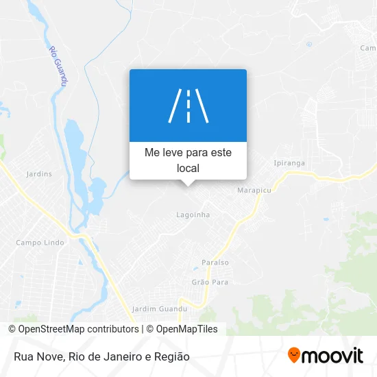 Rua Nove mapa