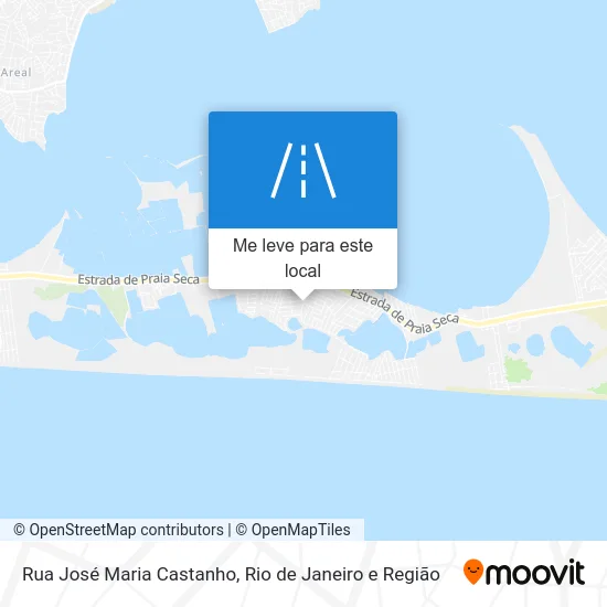Rua José Maria Castanho mapa