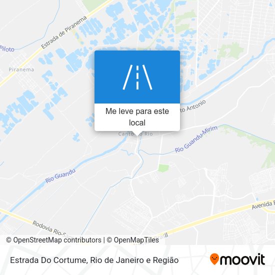 Estrada Do Cortume mapa