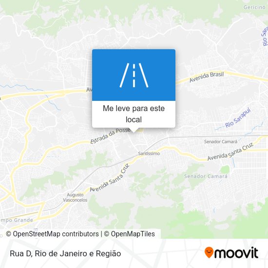 Rua D mapa