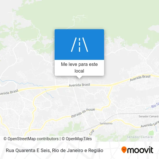 Rua Quarenta E Seis mapa