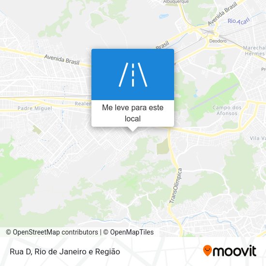 Rua D mapa