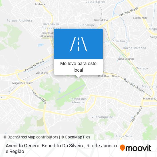 Avenida General Benedito Da Silveira mapa