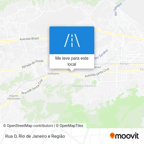 Rua D mapa