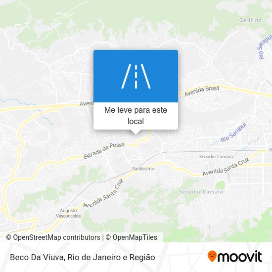 Beco Da Viuva mapa