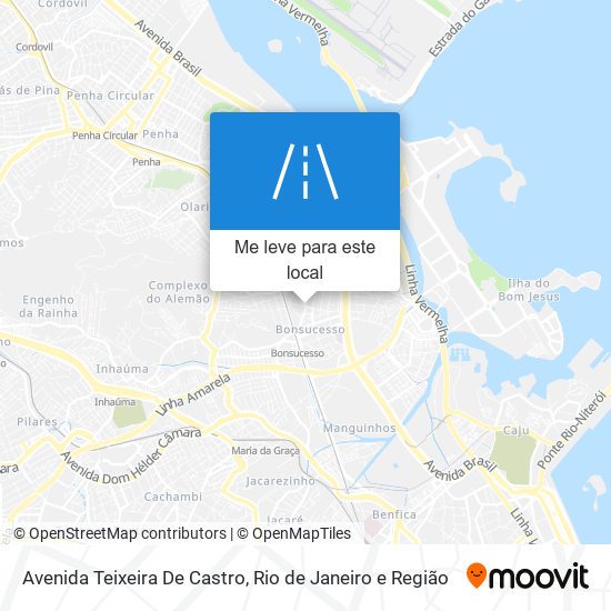 Avenida Teixeira De Castro mapa