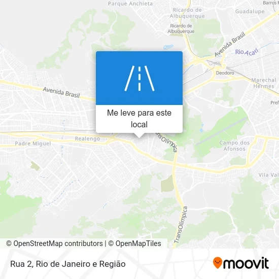 Rua 2 mapa