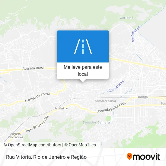Rua Vitoria mapa