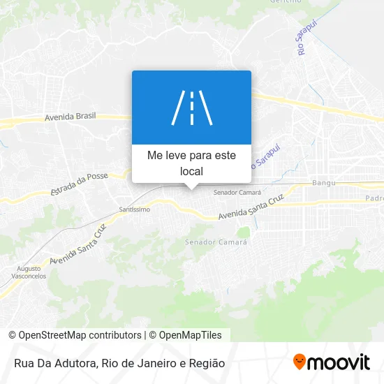 Rua Da Adutora mapa