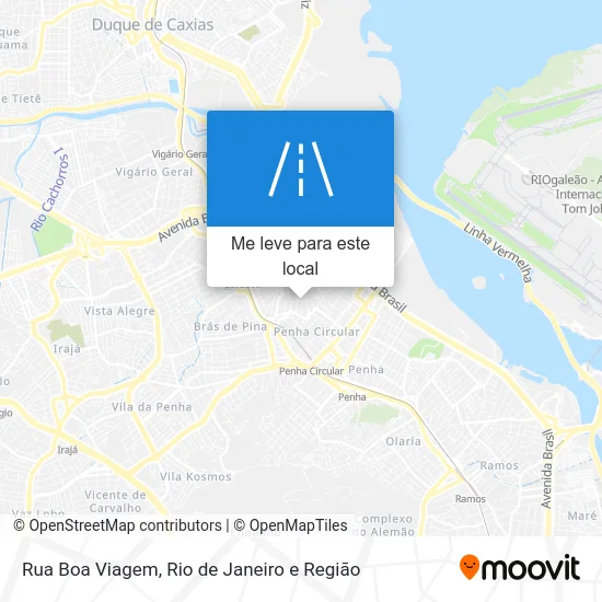 Rua Boa Viagem mapa