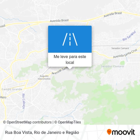 Rua Boa Vista mapa