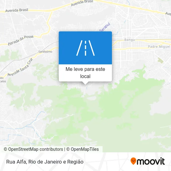 Rua Alfa mapa