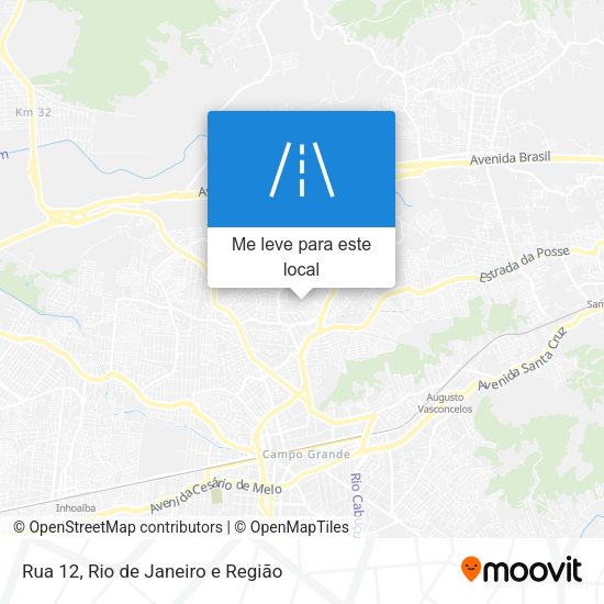 Rua 12 mapa