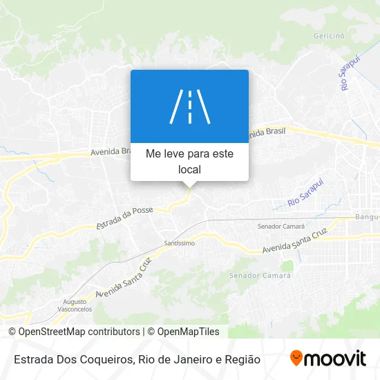 Estrada Dos Coqueiros mapa