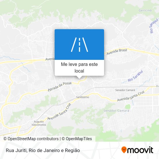 Rua Juriti mapa