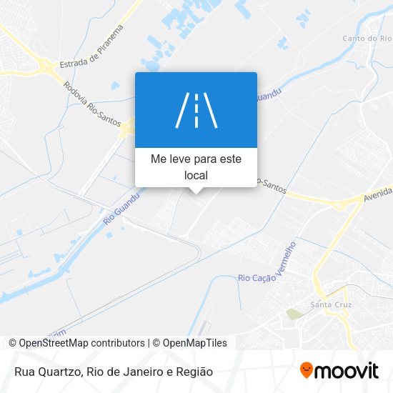 Rua Quartzo mapa