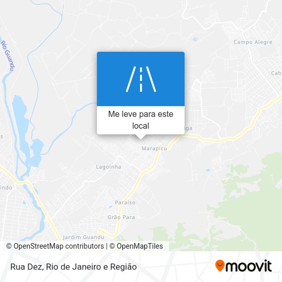 Rua Dez mapa