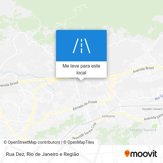 Rua Dez mapa