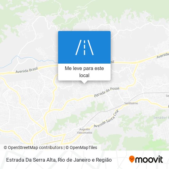 Estrada Da Serra Alta mapa
