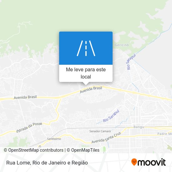 Rua Lome mapa