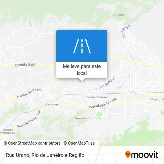 Rua Urano mapa