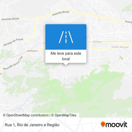 Rua 1 mapa