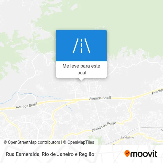 Rua Esmeralda mapa
