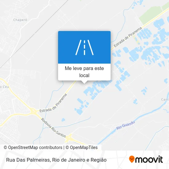 Rua Das Palmeiras mapa
