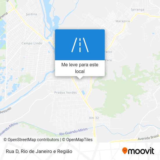 Rua D mapa