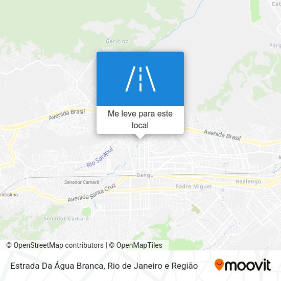 Estrada Da Água Branca mapa