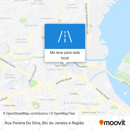 Rua Pereira Da Silva mapa