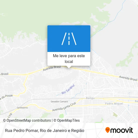 Rua Pedro Pomar mapa