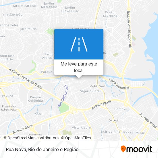 Rua Nova mapa