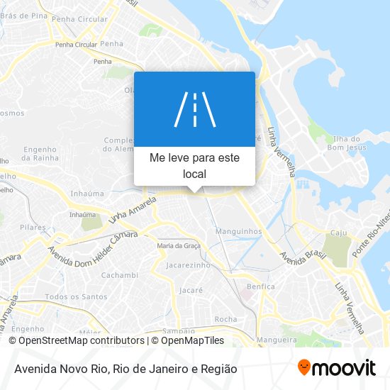 Avenida Novo Rio mapa