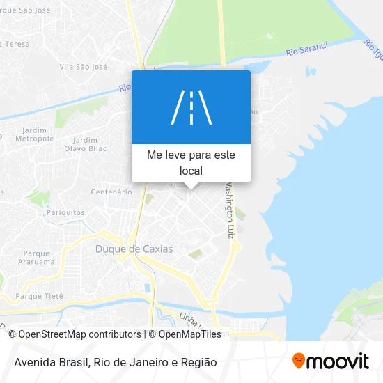 Avenida Brasil mapa