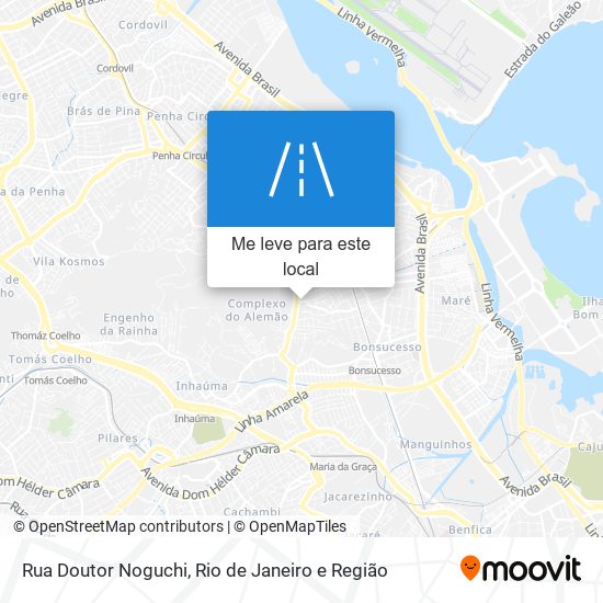 Rua Doutor Noguchi mapa